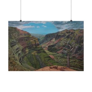 Rainbow Canyon, Waimea | Print Poster