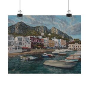 Daybreak on the Marina Grande | Print Poster