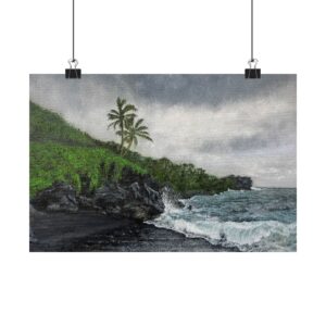 Black Sands Beach | Print Poster